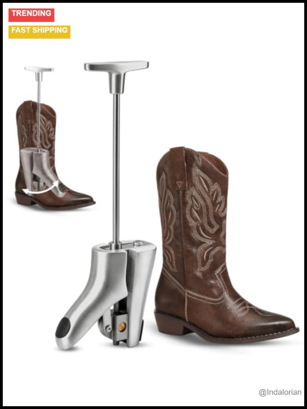 Cast Aluminum Instep Vamp Boot Stretcher Adjustable Shoe Expander Men Women